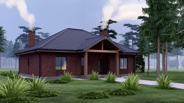 Двухэтажный дом из газобетона в Луганске